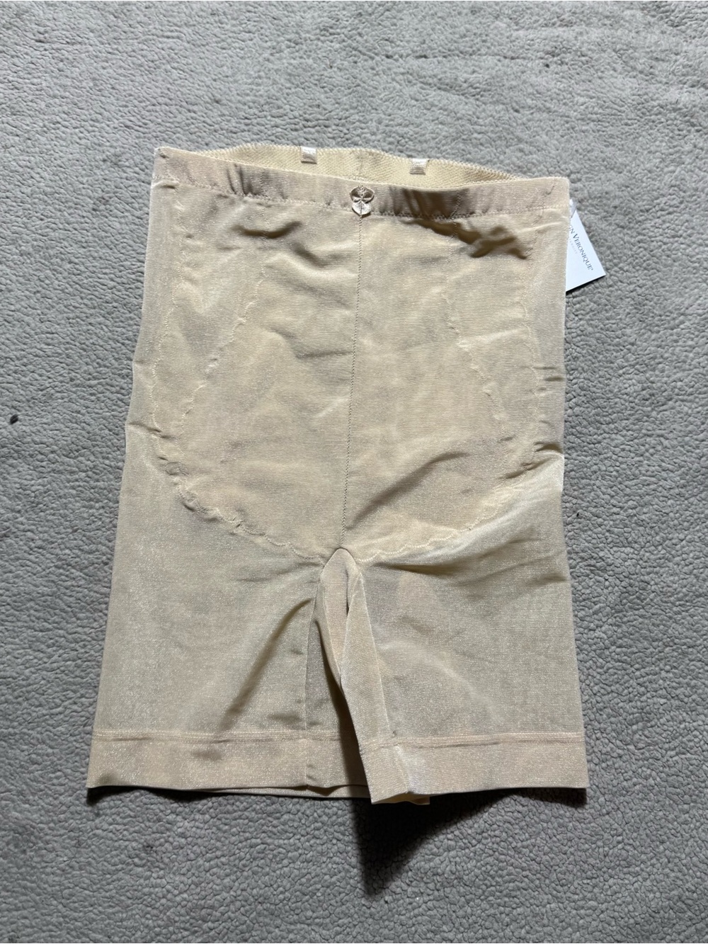 Design Veronique Maternity Compression Shorts Girdle Womens 2 Tan Shapewear NEW